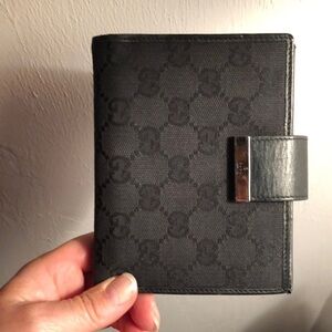 Gucci Black Canvas Agenda